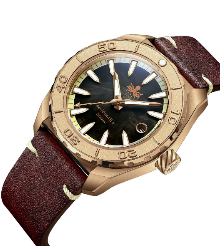 PHOIBOS Proteus Bronze 300M Diver Watch PY046C Forged Carbon Limited Edition