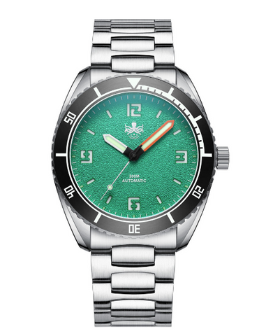 PHOIBOS REEF MASTER 200M Automatic Diver Watch PY047A Shamrock Green