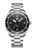 PHOIBOS REEF MASTER 200M Automatic Diver Watch PY047C Pitch Black