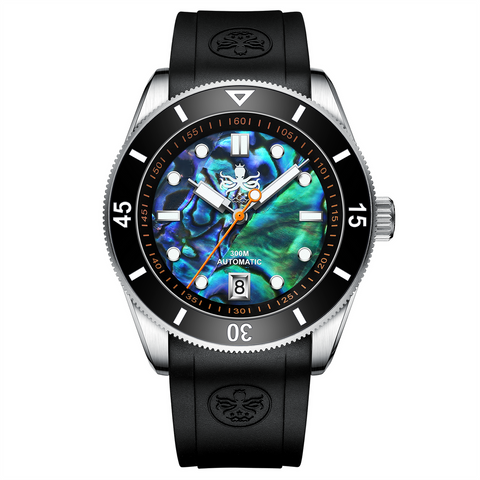 PHOIBOS WAVE MASTER PY010ER 300M Automatic Dive Watch Abalone Shell