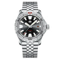 PHOIBOS KRAKEN 300M Automatic Dive Watch PY033C Black&Silver