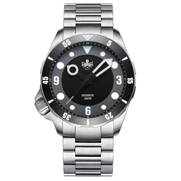 PHOIBOS APOLLO 200M Automatic Diver Watch Black&Gray PY036C – Time