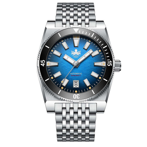 PHOIBOS Narwhal 300M Automatic Diver Watch Blue PY037B