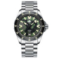 PHOIBOS APOLLO TITANIUM 300M Automatic Diver Watch PY041A  Jungle Camo Green