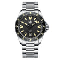 PHOIBOS APOLLO TITANIUM 300M Automatic Diver Watch PY041C Black