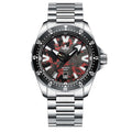 PHOIBOS APOLLO TITANIUM 300M Automatic Diver Watch PY041D Lava Flow Red
