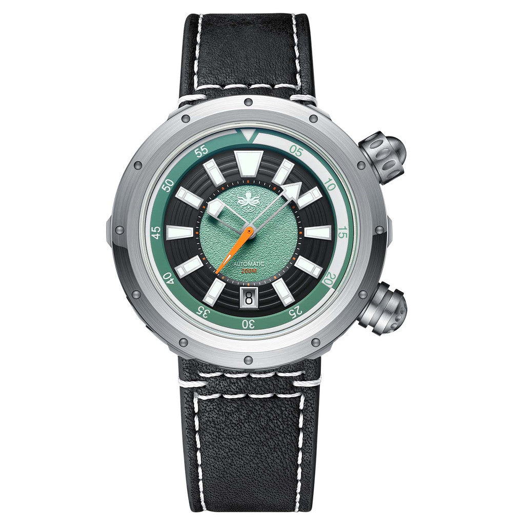 PHOIBOS Vortex Anti-Magnetic 200M Automatic Diver Watch PY042A Green